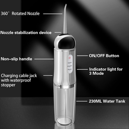 NUEVO IRRIGADOR BUCAL RESISTENTE + 4 BOQUILLAS