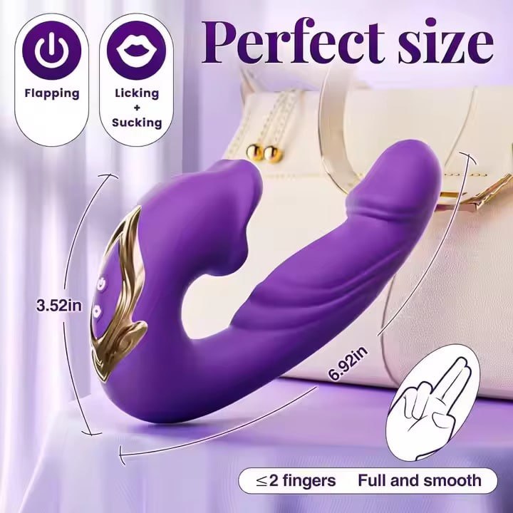 Dildo Vibrador Succionador “Mike”