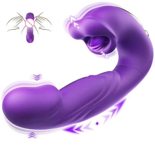 Dildo Vibrador Succionador “Mike”