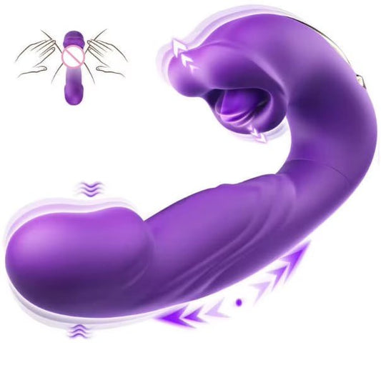 Dildo Vibrador Succionador “Mike”