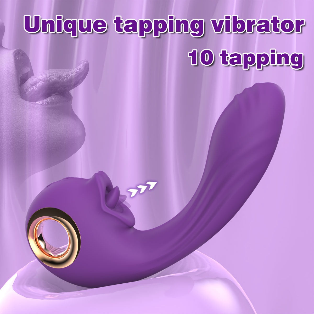 Vibrador Lengua Pulsante