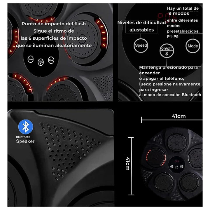 PANEL DE BOXEO + GUANTES